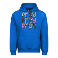 Cobalt pray on it pray over it pray through it Urban Hoodie - NancyCooperArtShop