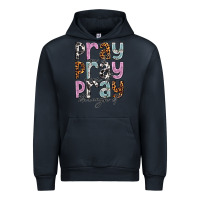 Navy pray on it pray over it pray through it Urban Hoodie - NancyCooperArtShop