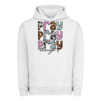 Pigment Lunar Rock pray on it pray over it pray through it Urban Hoodie - NancyCooperArtShop