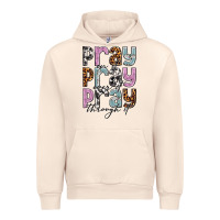 Sandshell pray on it pray over it pray through it Urban Hoodie - NancyCooperArtShop