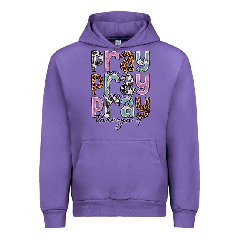 Pray On It Pray Over It Pray Through It Urban Hoodie by NancyCooperArtShop | Teevron