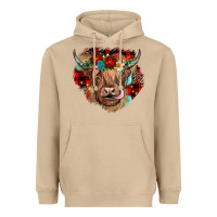 Mushroom christmas cow gemstone Heavyweight Hoodie - JahusDesignShop