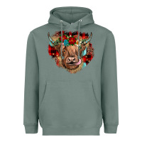 Sage christmas cow gemstone Heavyweight Hoodie - JahusDesignShop