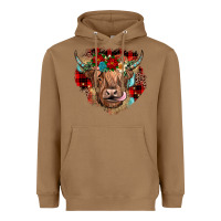 Toasted Coconut christmas cow gemstone Heavyweight Hoodie - JahusDesignShop