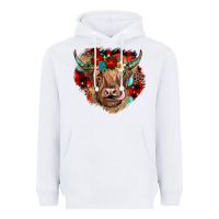 Christmas Cow Gemstone Heavyweight Hoodie | Teevron