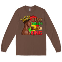 Chestnut juneteenth black king Long Sleeve Tee - texasbilliewilder