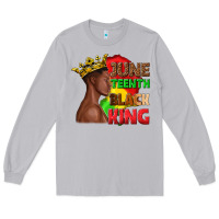 Moon Dust juneteenth black king Long Sleeve Tee - texasbilliewilder