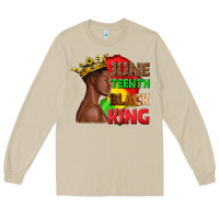 Mushroom juneteenth black king Long Sleeve Tee - texasbilliewilder