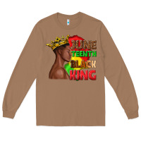Toasted Coconut juneteenth black king Long Sleeve Tee - texasbilliewilder