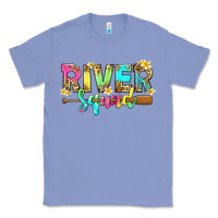 Colony Blue river squad with leopard Classic Tee - texasbilliewilder