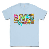 Dusty Blue river squad with leopard Classic Tee - texasbilliewilder