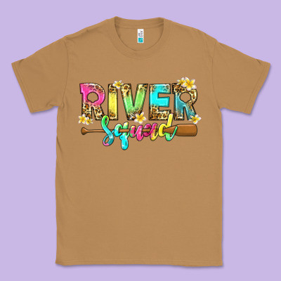 River Squad With Leopard Classic Tee Designed By Texasbilliewilder