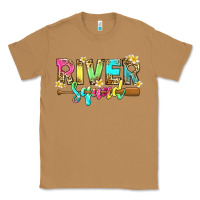 Toasted Coconut river squad with leopard Classic Tee - texasbilliewilder