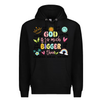 Black god is so much bigger than malia Premium Hoodie - MaliasSmallBusiness