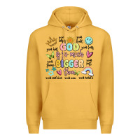 Mustard god is so much bigger than malia Premium Hoodie - MaliasSmallBusiness