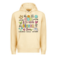 Pina Colada god is so much bigger than malia Premium Hoodie - MaliasSmallBusiness