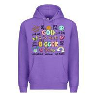 Purple god is so much bigger than malia Premium Hoodie - MaliasSmallBusiness