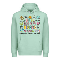 Seafoam god is so much bigger than malia Premium Hoodie - MaliasSmallBusiness