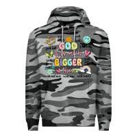 Slate Camo god is so much bigger than malia Premium Hoodie - MaliasSmallBusiness