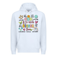 White god is so much bigger than malia Premium Hoodie - MaliasSmallBusiness