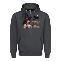 Smoke Black Witch Vibes Zipper Hoodie - texasbilliewilder