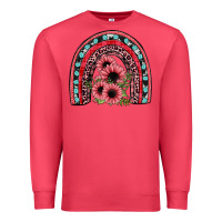 Cardinal valentines sunflower rainbow Premium Sweatshirt - JahusDesignShop
