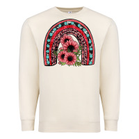 Sandshell valentines sunflower rainbow Premium Sweatshirt - JahusDesignShop
