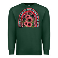Sports Green valentines sunflower rainbow Premium Sweatshirt - JahusDesignShop