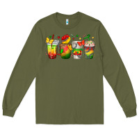 Army Green juneteenth coffee cups Long Sleeve Tee - texasbilliewilder