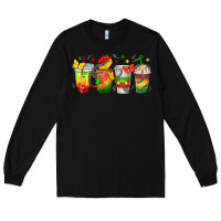 Black juneteenth coffee cups Long Sleeve Tee - texasbilliewilder