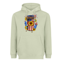 Matcha 4th of july coffee cup Heavyweight Hoodie - JahusDesignShop