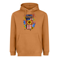 Meerkat 4th of july coffee cup Heavyweight Hoodie - JahusDesignShop