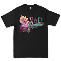 Black nail hustler Premium Tee - SublimationCraftShop