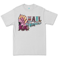 Dove Grey nail hustler Premium Tee - SublimationCraftShop