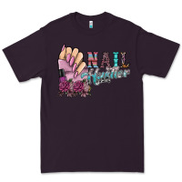 Plum nail hustler Premium Tee - SublimationCraftShop