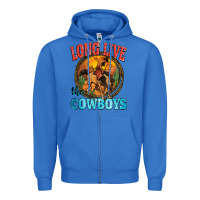 True Royal long live the cowboys Zipper Hoodie - Zillion Design Studio
