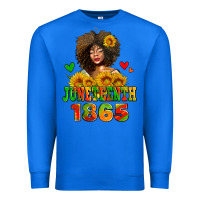 True Royal afro woman juneteenth 1865 Premium Sweatshirt - AdoDesignShop