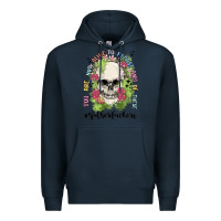 Navy not alive to please Premium Hoodie - MaliasSmallBusiness