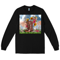 Black christian western Long Sleeve Tee - Zillion Design Studio