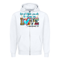 White let all that you do be done in love Zipper Hoodie - Zillion Design Studio