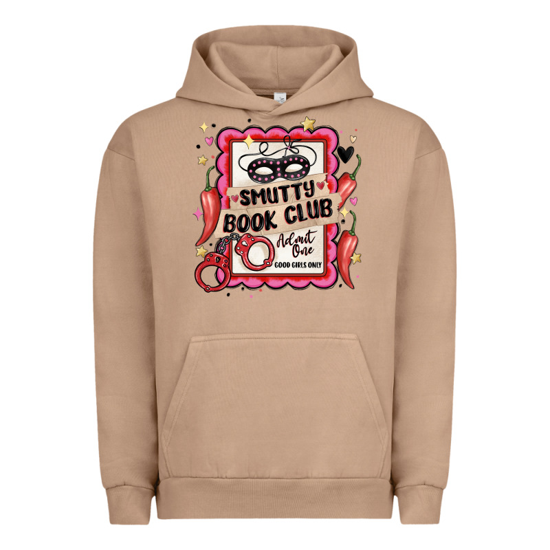 Smutty Book Club Admit One Good Girls Only Urban Hoodie by MaliasSmallBusiness | Teevron
