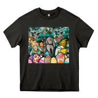 Asphalt easter Heavy Core Tee - CowhideDigitalArt