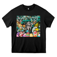 Black easter Heavy Core Tee - CowhideDigitalArt