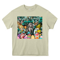 Mossy easter Heavy Core Tee - CowhideDigitalArt