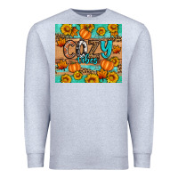 Heather Grey cozy vibes Premium Sweatshirt - Artiststas