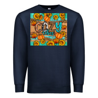 Navy cozy vibes Premium Sweatshirt - Artiststas