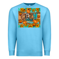 Ocean Blue cozy vibes Premium Sweatshirt - Artiststas