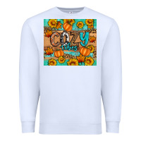 White cozy vibes Premium Sweatshirt - Artiststas