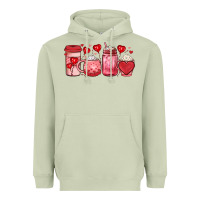Matcha valentines day coffee Heavyweight Hoodie - JahusDesignShop
