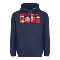 Navy valentines day coffee Heavyweight Hoodie - JahusDesignShop